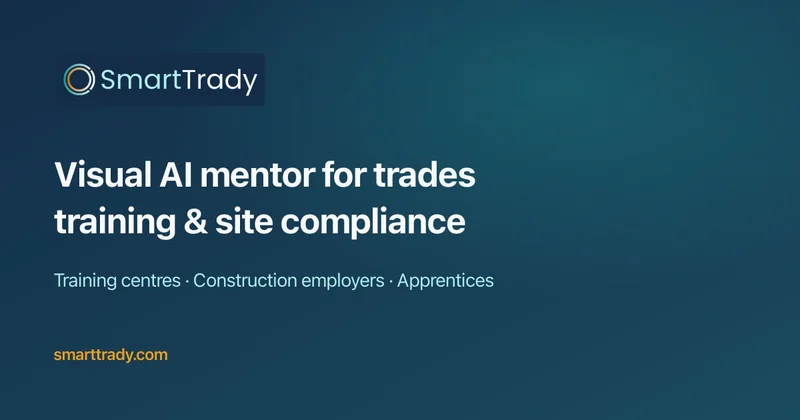 Construction apprentices reviewing work on an active job site